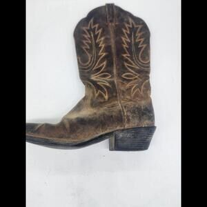 Ariat Womens Size 9.5 Brown Cowboy Boot Cowgirl